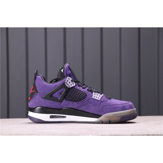 Travis Scott x Air Jordan 4 "Purple" 308497-510 Purple Black