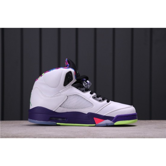 Air Jordan 5 "Alternate Bel-Air" DB3335-100 White Purple Black