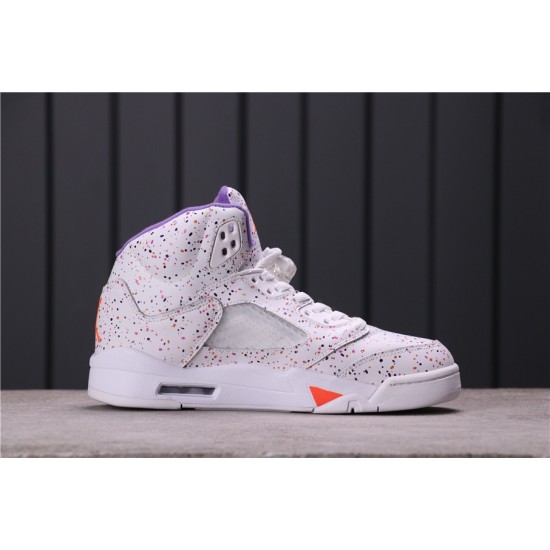 Air Jordan 5 GS "Easter" CT1605-100 White Purple