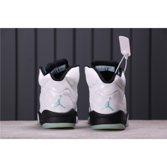 Air Jordan 5 "Island Green" CN2932-100 White Blue Black