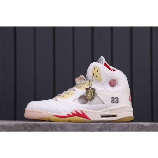 Air Jordan 5 SP "Michigan" CT8480-100 White Red Black