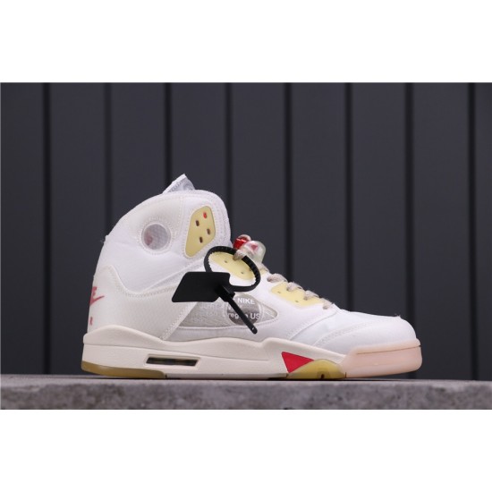 Air Jordan 5 SP "Michigan" CT8480-100 White Red Black