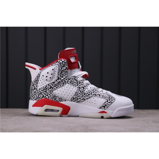 Air Jordan 6 CZ6506-122 Stříbrná Bílá červená