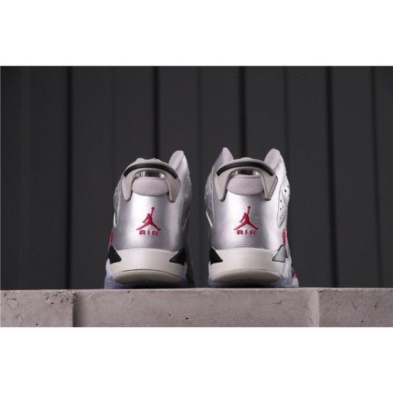 Air Jordan 6 GS "VALENTINE'S DAY" 543390-009 Stříbrná růžová