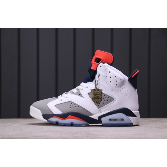 Air Jordan 6 "Tinker" 384664-104 Bílá šedá