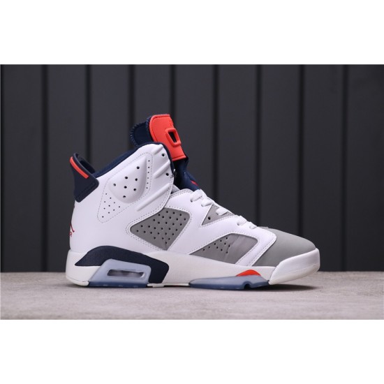 Air Jordan 6 "Tinker" 384664-104 Bílá šedá