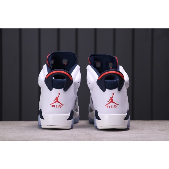 Air Jordan 6 "Tinker" 384664-104 Bílá šedá