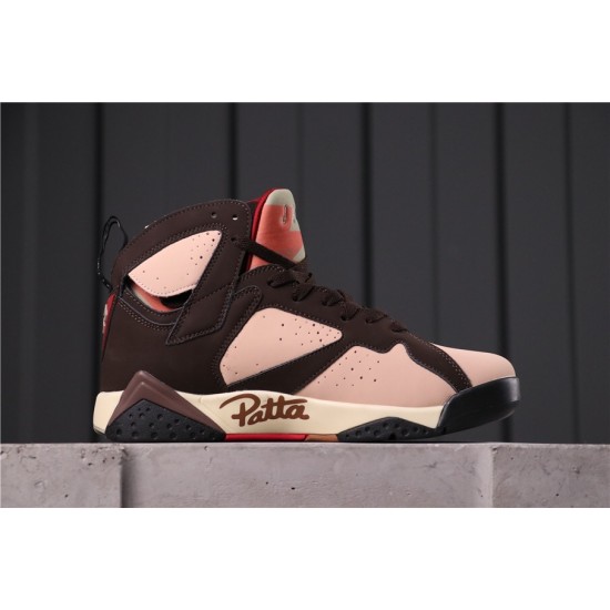 Patta x Air Jordan 7 AT3375-200 Dark Hnědá růžová