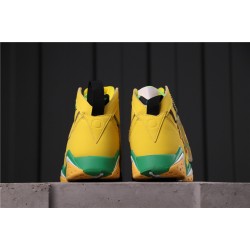 Patta x Air Jordan 7 OG SP "Oregon Ducks" AT3375-300 žlutozelená