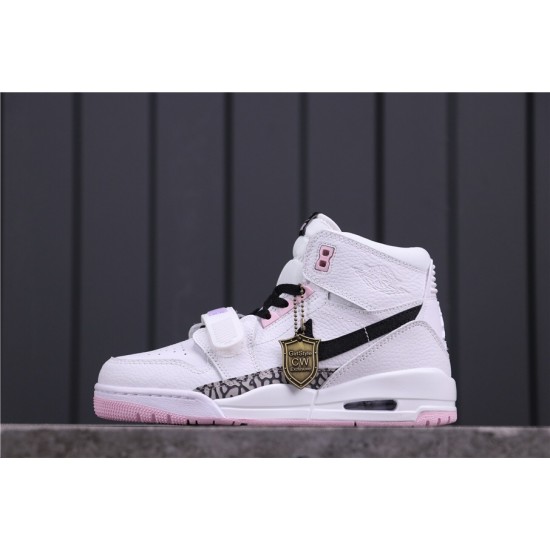 Air Jordan Legacy 312 NRG "Black Pink" AT4040-106 White Black