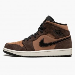 Dámské/Pánské Nike Jordan 1 Mid SE Dark Chocolate DC7294-200 obuv