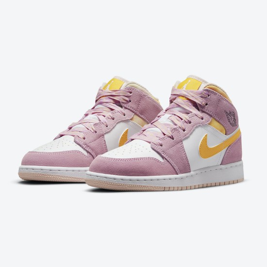 Dámské Nike Jordan 1 Mid SE GS Arctic Pink DC9517-600 obuv