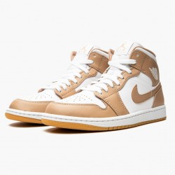 Dámské/Pánské Nike Jordan 1 Mid Tan Gum 554724-271 obuv