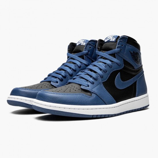 Dámské/Pánské Nike Jordan 1 Retro High OG Dark Marina Blue 555088-404 obuv