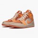 Dámské/Pánské Nike Jordan 1 Mid Apricot Orange Apricot Agate Terra Blush DH4270-800 obuv