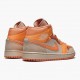 Dámské/Pánské Nike Jordan 1 Mid Apricot Orange Apricot Agate Terra Blush DH4270-800 obuv