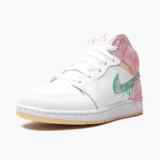 Dámské Nike Jordan 1 Mid SE GS Ice Cream DD1666-100 obuv