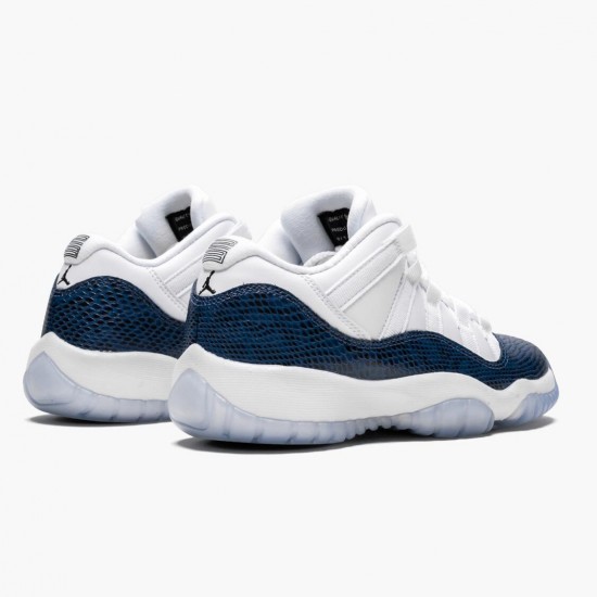 Pánské Nike Jordan 11 Low Navy Snakeskin CD6847-102 obuv