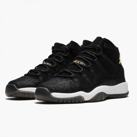 Dámské/Pánské Nike Jordan 11 Retro Heiress Black Stingray 852625-030 obuv