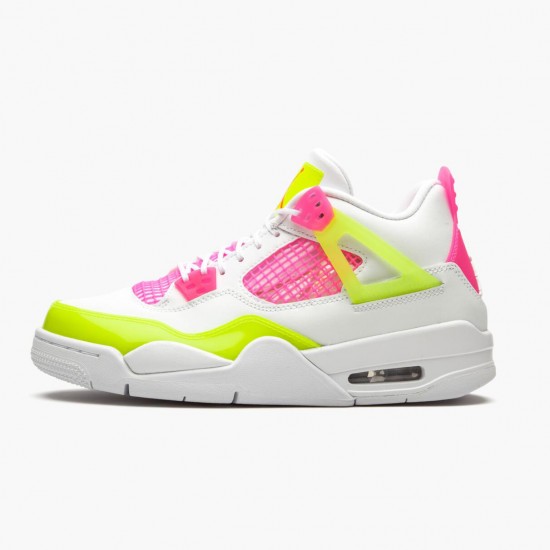 Dámské/Pánské Nike Jordan 4 Retro White Lemon Pink CV7808-100 obuv