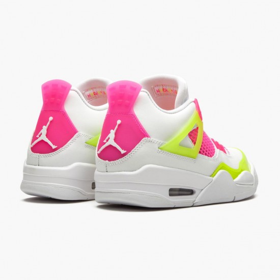 Dámské/Pánské Nike Jordan 4 Retro White Lemon Pink CV7808-100 obuv