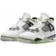 Pánské Nike Jordan 4 Retro White Oil Green Dark Ash AQ9129-103 obuv