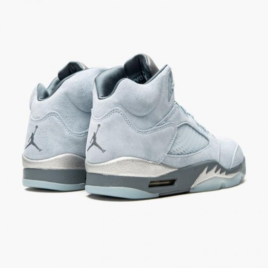 Dámské/Pánské Nike Jordan 5 Retro Bluebird With Silver White DD9336-400 obuv