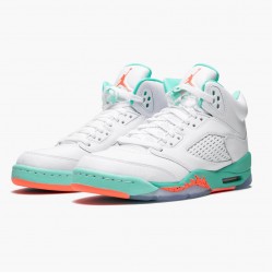 Dámské/Pánské Nike Jordan 5 Retro Light Aqua 440892-100 obuv