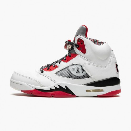 Dámské/Pánské Nike Jordan 5 Retro Quai 54 2021 DJ7903-106 obuv