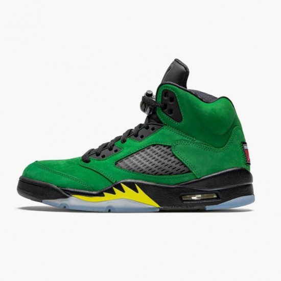 Dámské/Pánské Nike Jordan 5 Retro SE Oregon Green Yellow CK6631-307 obuv