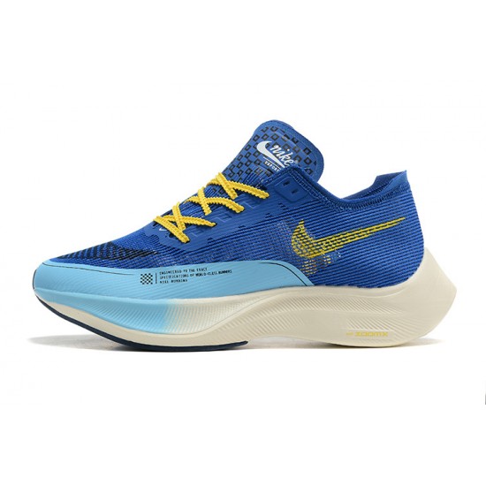 Nike ZoomX VaporFly NEXT Pánské Blue Yellow Obuv 