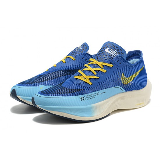 Nike ZoomX VaporFly NEXT Pánské Blue Yellow Obuv 