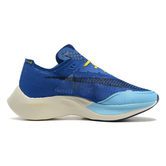 Nike ZoomX VaporFly NEXT Pánské Blue Yellow Obuv 