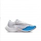 Dámské/Pánské Nike ZoomX VaporFly NEXT White and Blue Obuv 