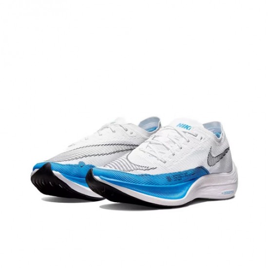 Dámské/Pánské Nike ZoomX VaporFly NEXT White and Blue Obuv 